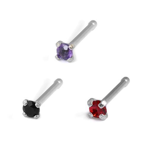 1mm Semi Precious Nose Stud (NSD)